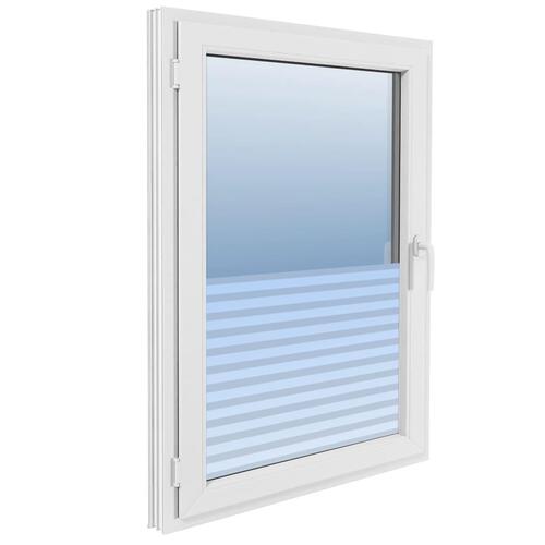 Vinduesfolie stribet PVC matteret