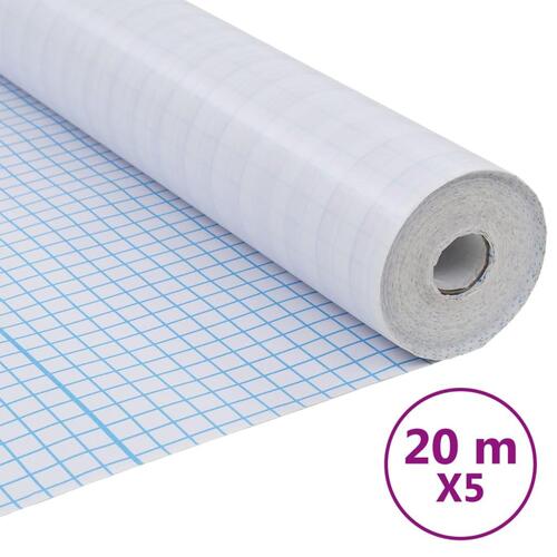 Vinduesfolie stribet PVC matteret