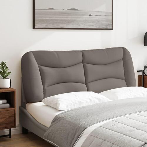 Gavlpude 120 cm stof gråbrun