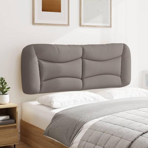 Gavlpude 120 cm stof gråbrun