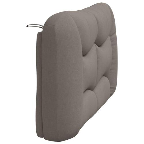 Gavlpude 120 cm stof gråbrun