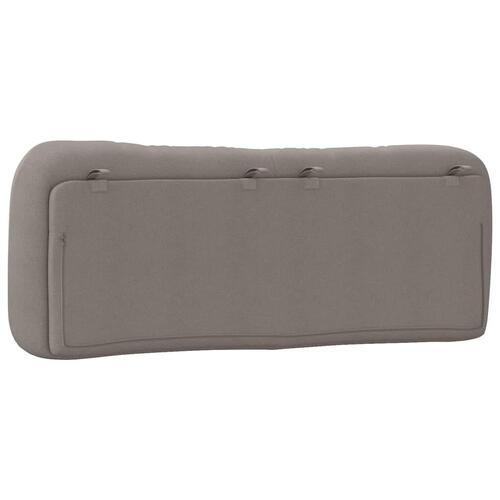 Gavlpude 120 cm stof gråbrun