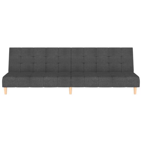 2-personers sovesofa stof mørkegrå