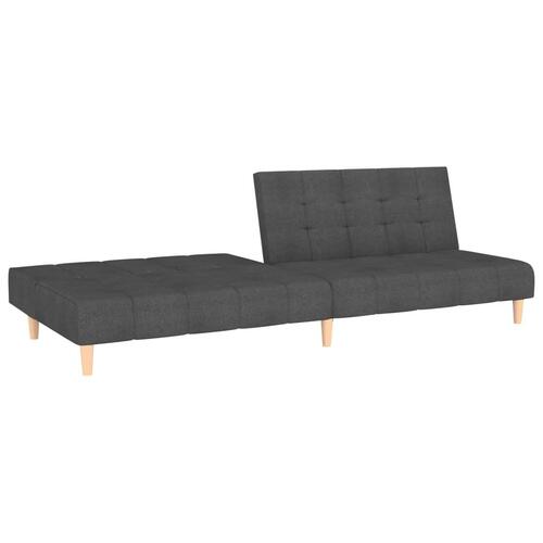 2-personers sovesofa stof mørkegrå