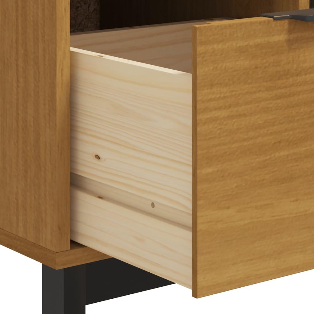 Kommode FLAM 110x40x80 cm massivt fyrretræ