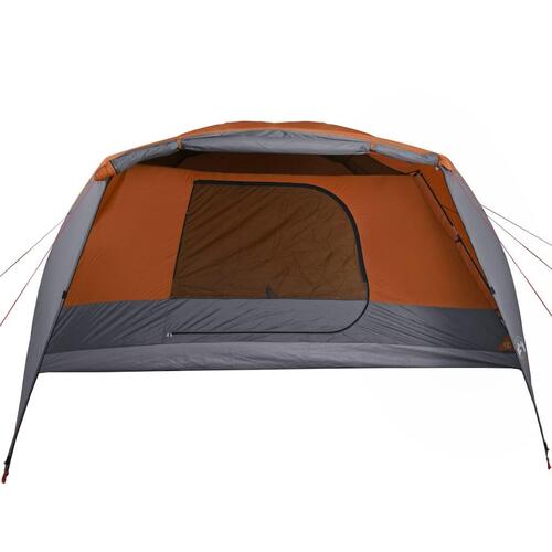 4-personers campingtelt med fortelt vandafvisende orange