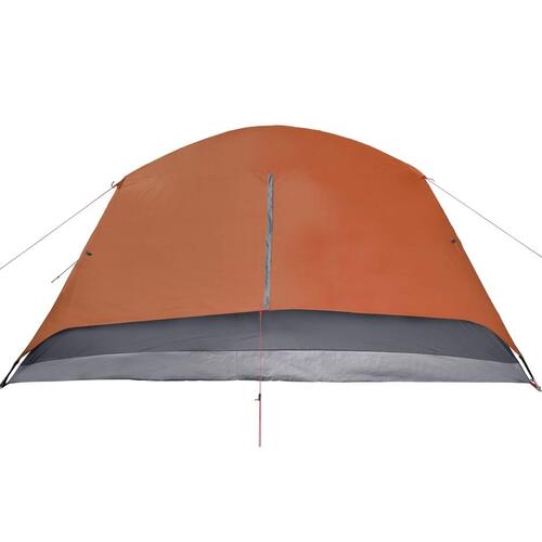 4-personers campingtelt med fortelt vandafvisende orange