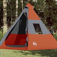 7-personers campingtelt vandafvisende orange