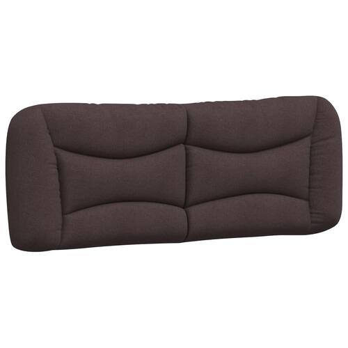 Gavlpude 120 cm stof mørkebrun