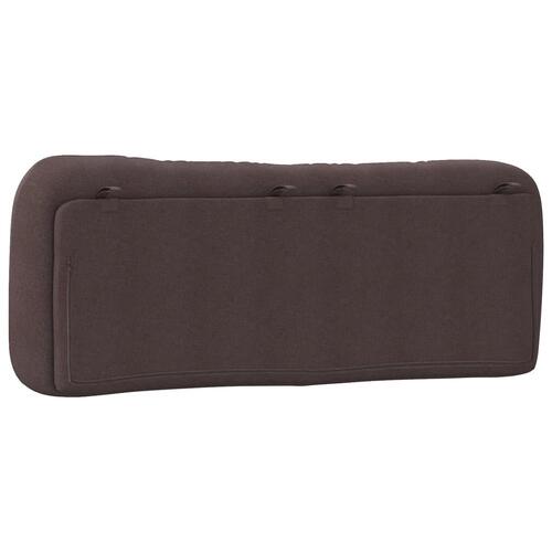 Gavlpude 120 cm stof mørkebrun