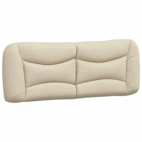 Gavlpude 120 cm stof cremefarvet