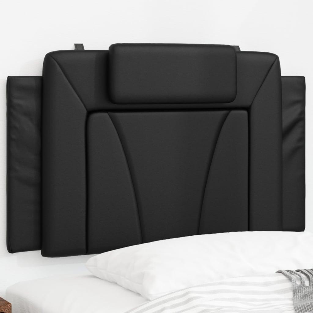Gavlpude 90 cm kunstlæder sort