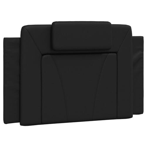 Gavlpude 90 cm kunstlæder sort
