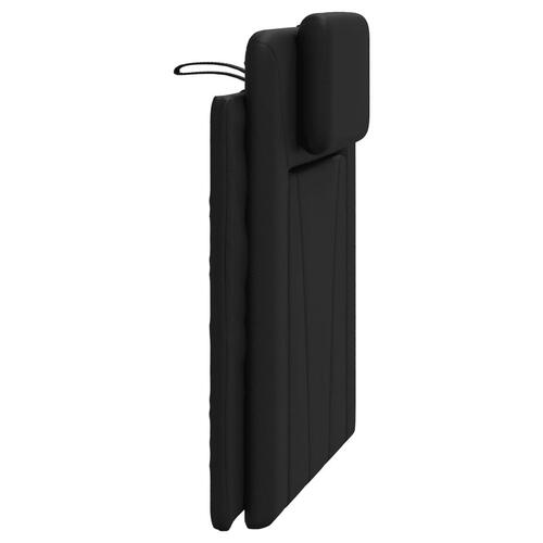 Gavlpude 90 cm kunstlæder sort