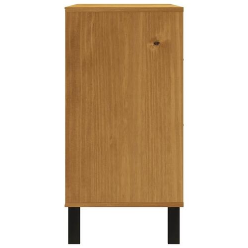 Kommode FLAM 110x40x80 cm massivt fyrretræ