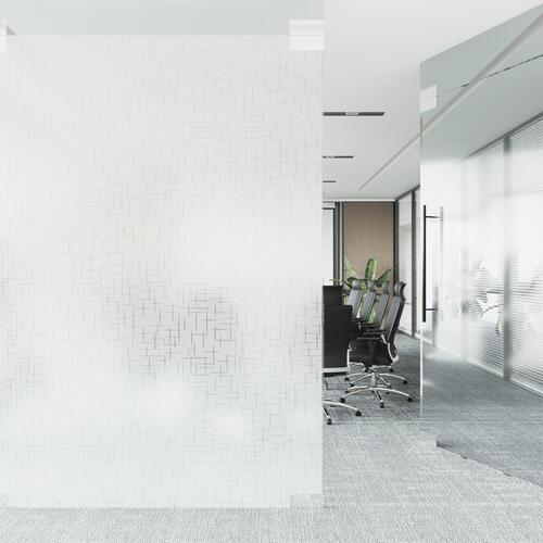 Vinduesfolie 90x500 cm PVC stjernemønster matteret