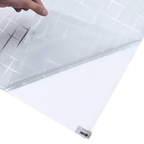 Vinduesfolie 90x500 cm PVC stjernemønster matteret