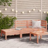 3-personers havesofa massivt douglasgran