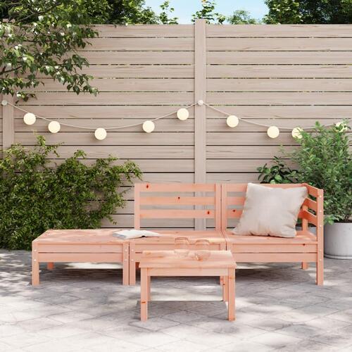 3-personers havesofa massivt douglasgran