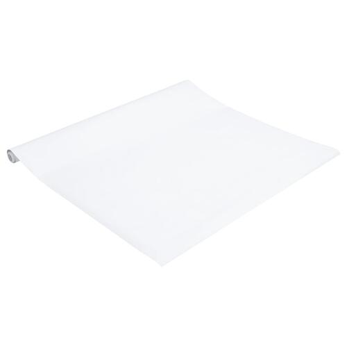 Selvklæbende folie til møbler 90x500 cm PVC mat hvid