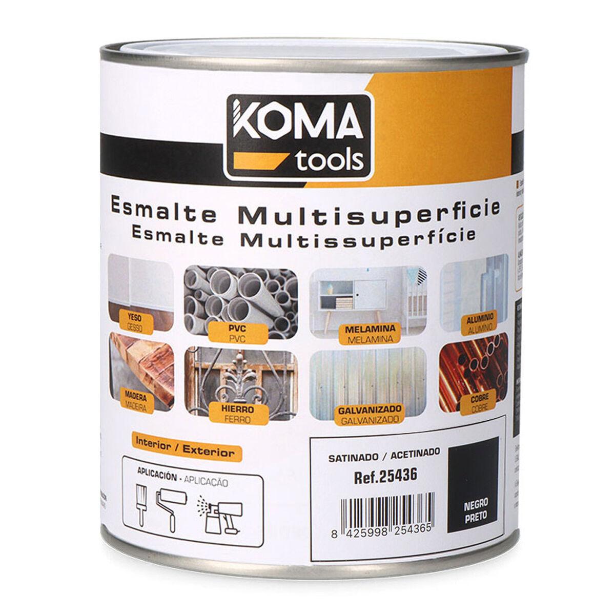 Koma Tools akryllak - sort, satin, 750 ml