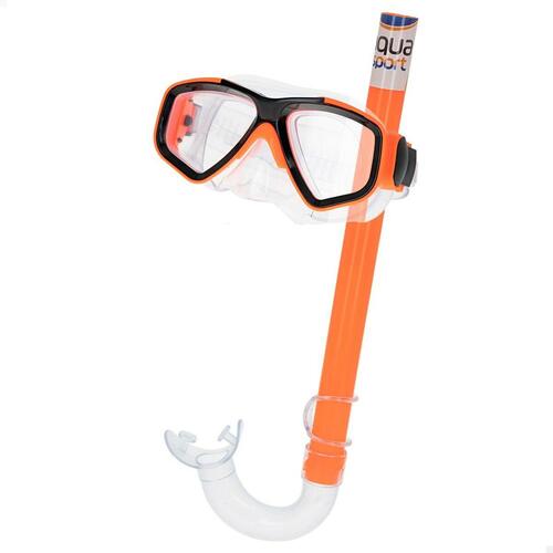 Dykkerbriller med Snorkle og Finner Colorbaby (6 enheder)