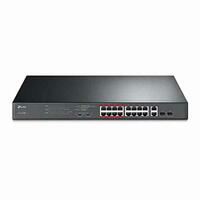 Switch til netværket med kontaktskab TP-Link TL-SL1218MP PoE+ LAN SFP 7.2 Gbps