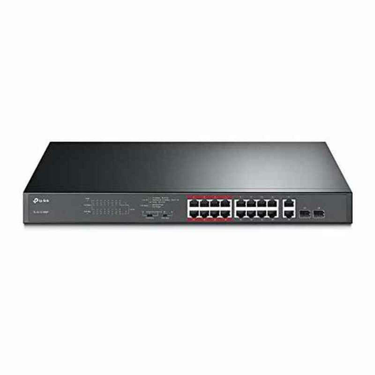 Switch til netværket med kontaktskab TP-Link TL-SL1218MP PoE+ LAN SFP 7.2 Gbps