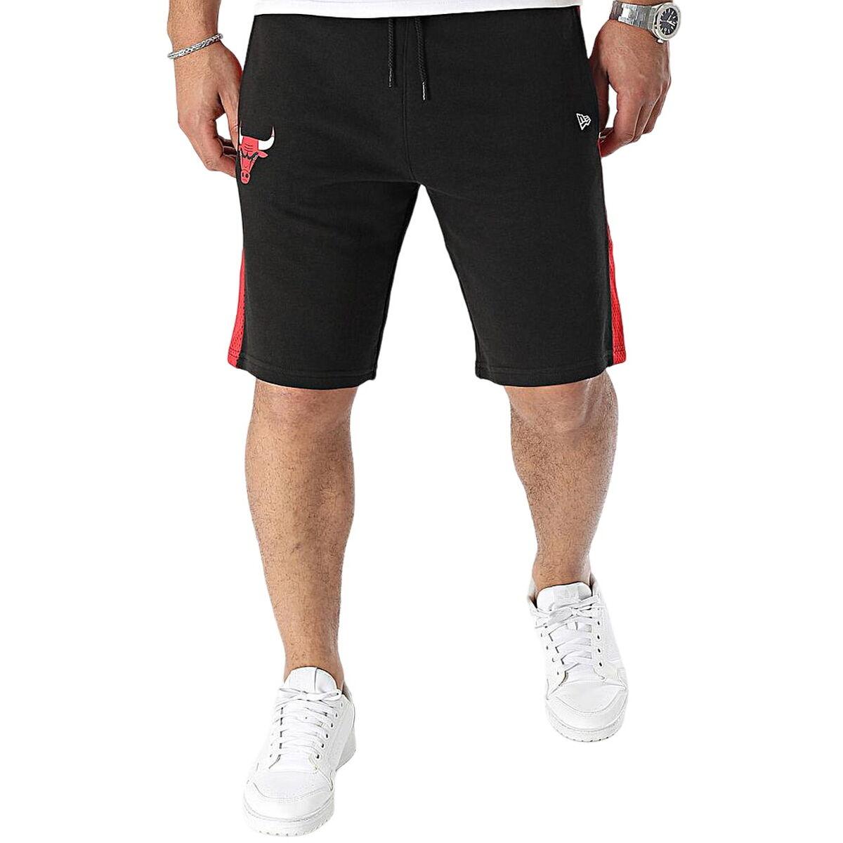 New Era NBA Mesh Panel OS Shorts CHIBUL - herre shorts, sort (M) billede
