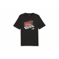 Kortærmet T-shirt til Mænd Puma NEAKER BOX TEE 680175 01 Sort M