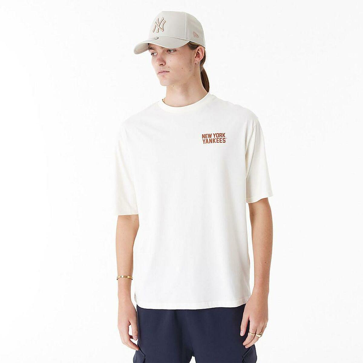 New Era WORDMARK OS TEE NEYYAN herre T-shirt, hvid (S) billede