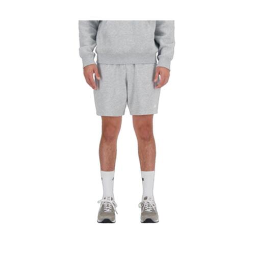 Sport shorts til mænd New Balance ESSENTIALS FRENCH TERY SHORT 7 MS41520 Grå S