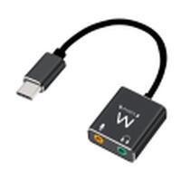 Lyd-jack omformer Ewent USB C 15 cm