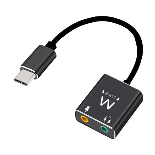 Lyd-jack omformer Ewent USB C 15 cm
