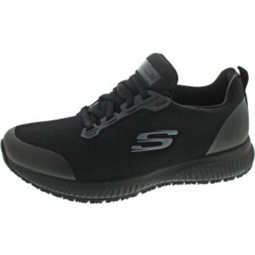 Sportssneakers til damer Skechers SQUAD 77222EC BKRG Sort 35