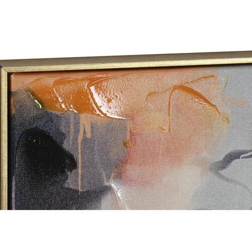 Maleri Home ESPRIT Abstrakt Moderne 80 x 3,5 x 80 cm (2 enheder)
