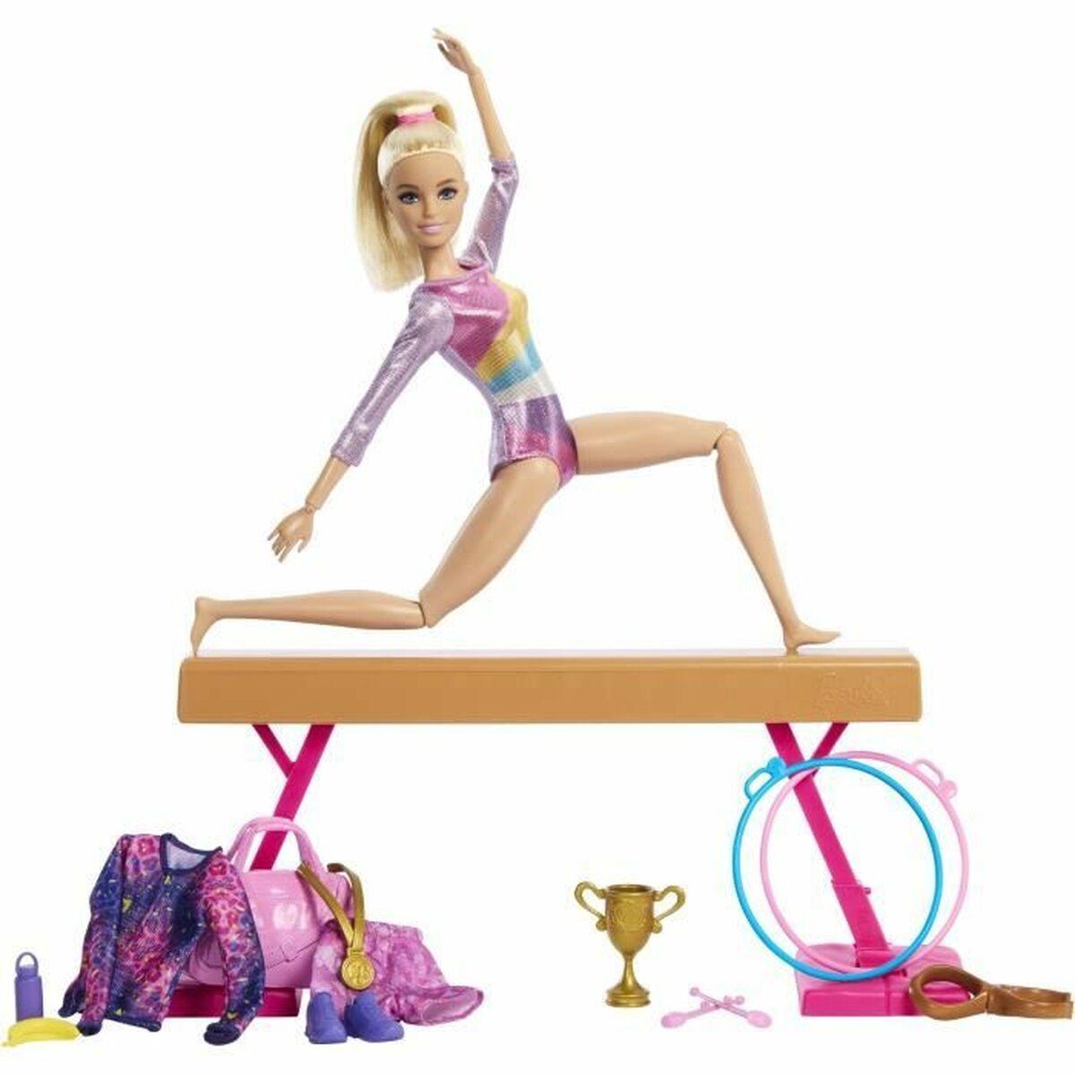 Barbie Gymnast-dukke - artikuleret dukke med tilbehør
