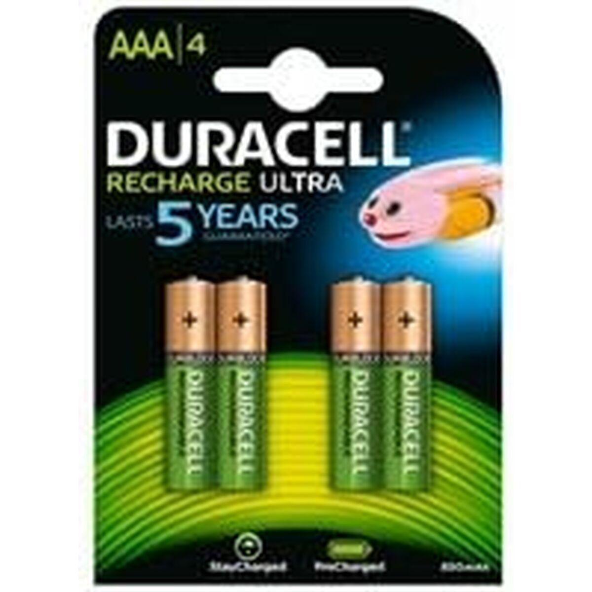 Genopladelige batterier AAA Duracell Recharge Ultra - 4 stk.