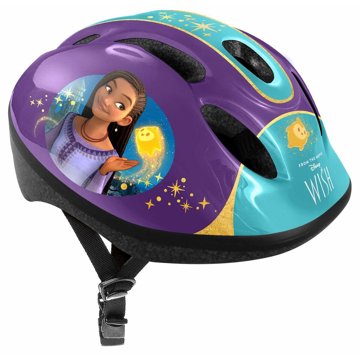 Disney cykelhjelm til børn - Wish, lilla (S 53-56 cm)