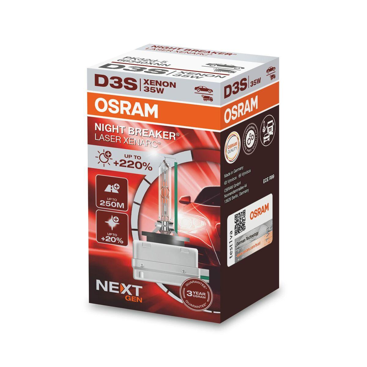 Pære til køretøj Osram Nightbreaker D3S 35 W Xenon (1 enheder)