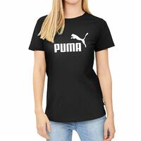 Kortærmet T-shirt til Kvinder Puma LOGO TEE 586774 01 Sort XS