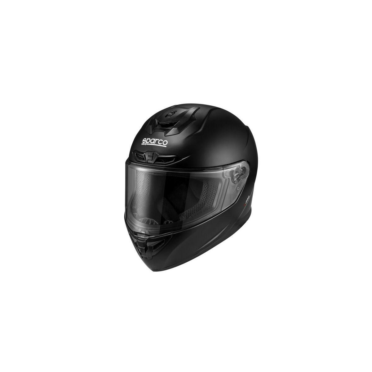 Motorcykelhjelm fuldface Sparco X-PRO - Sort S (ECE 22.06)