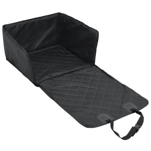 Bilsæde til hund 45x45x25/55 cm sort