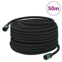 Siveslange 0,6" 50 m gummi sort