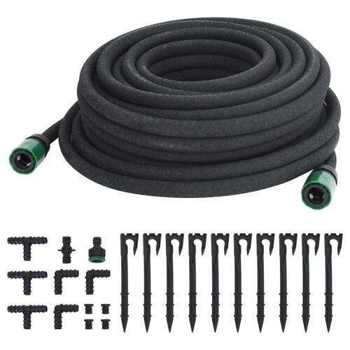 Siveslange 0,6" 25 m gummi sort