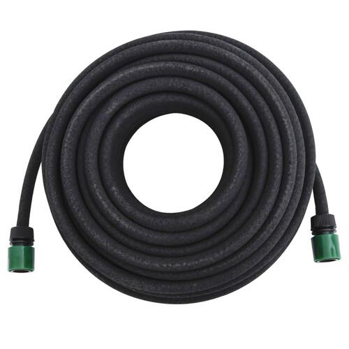 Siveslange 0,6" 25 m gummi sort