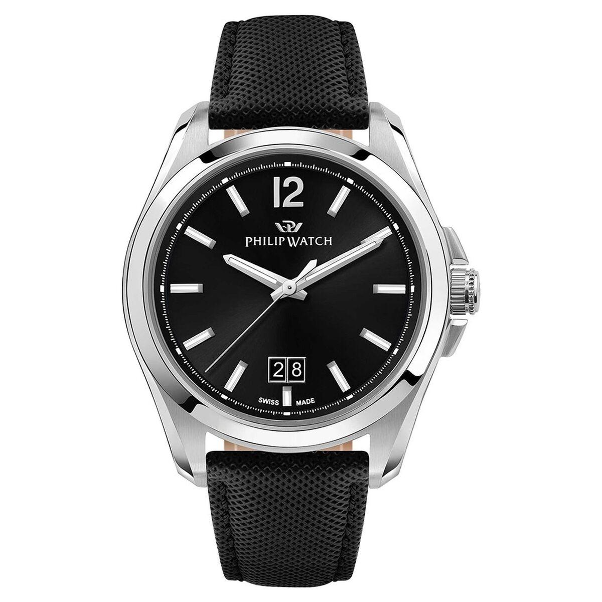 Philip Watch herreur R8251218001 - sort skive, Ø 43 mm