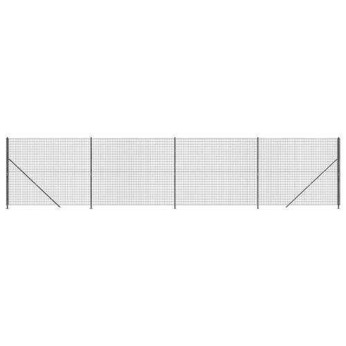 Trådhegn med flange 1,8x10 m antracitgrå