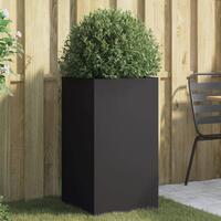 Plantekasse 42x38x75 cm koldvalset stål sort