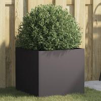 Plantekasse 42x40x39 cm koldvalset stål sort